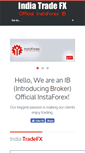 Mobile Screenshot of indiatradefx.com